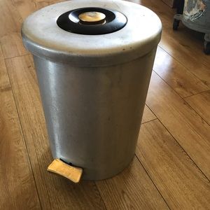 Old trash can